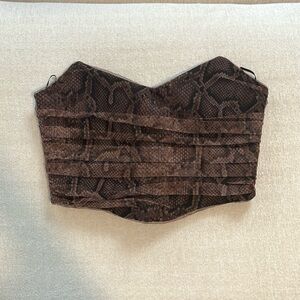 Zara corset tube top